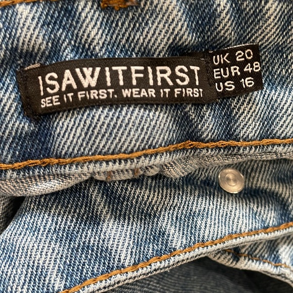 ISAWITFIRST Blue Denim Jeans - Picture 3 of 3